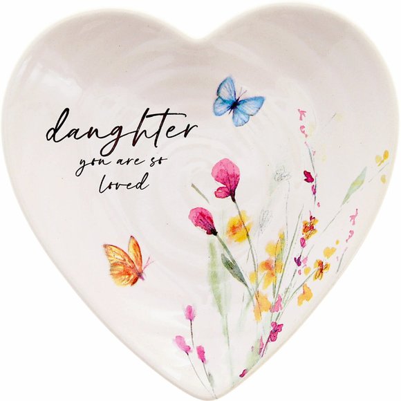 NWT Trinket Dish, Gift for Your Daughter - watercolor floral art by Amylee Weeks - Picture 3 of 5